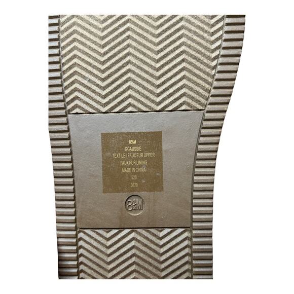 G by Guess Aussie Faux Fur Tan Boots Size 8.5 - Picture 9 of 9